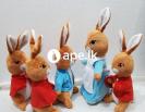 Handmade Character Soft Toy Peter Rabbit & Family
